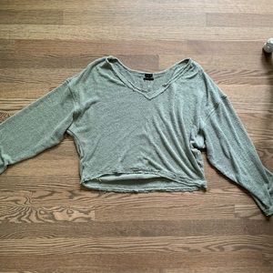 Urban outfitters green meshy sweater